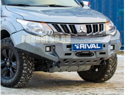Передний силовой бампер на Mitsubishi L-200 (2015-…)