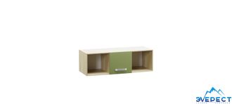 ПОЛКА СКАНДИ (крафт белый/миррис), 1206*380*382