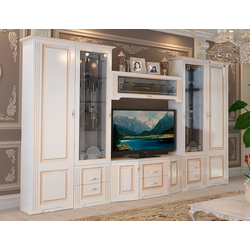 ШМ073 Гостиная Версаль-3. Размер: 3200х2010х470. ТВ-ниша: 1200х895.