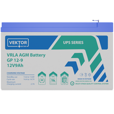 Аккумулятор свинцово-кислотный GP 12-9