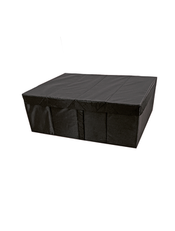 Короб для хранения с крышкой складной, черный (разные размеры)