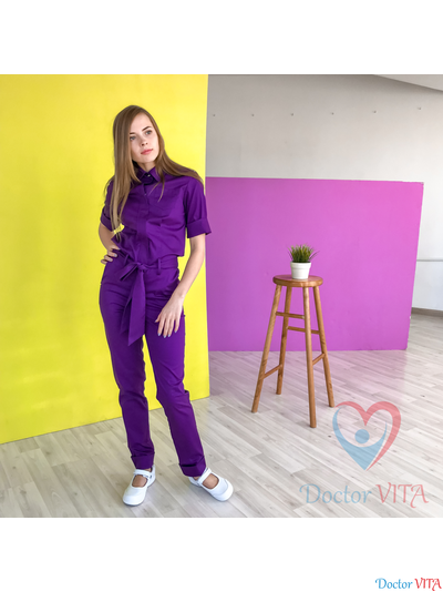 Комбинезон DOCLIKE DL615 фиолетовый