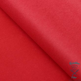 Бумага упаковочная тишью, красный, 50 см х 66 см, 1 лист