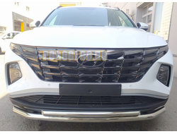 Защита переднего бампера d60/42 для Hyundai Tucson 2021-