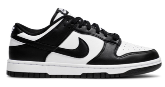 Nike SB Dunk Low Black White (Черные с белым) фото