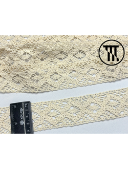 Кружево х/б, цв. Светло-бежевый № 151