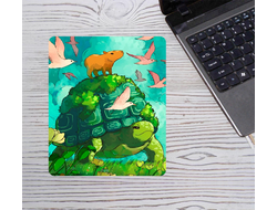 Коврик для мышки вертикальный Капибара, Kapibara-san №48