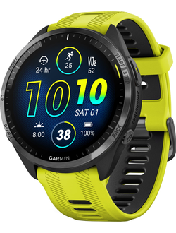 Умные часы Garmin Forerunner 965 Amp Yellow / Black DLC Titanium