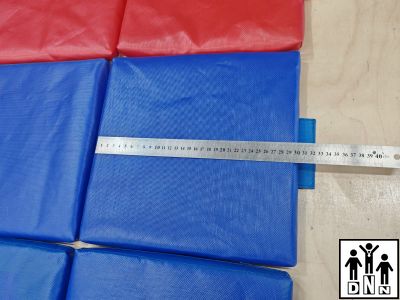 Модульный мягкий пол DNN 30х30х2 см тент синий