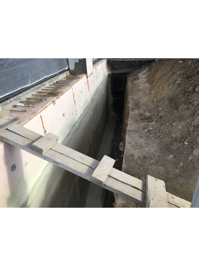 Утепление фундамента и цоколя пенополиуретаном