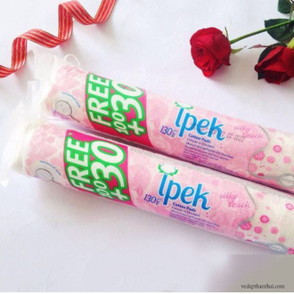 Ipek ბამბის დისკები 120 ც. და ბამბა 50 გრ. საბითუმო და საცალო