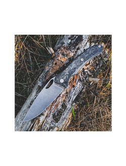 Складной нож Бизон сталь Elmax, рукоять карбон