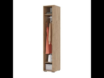 Хелен ПН 01 Пенал со штангой 400х2100х465 Дуб крафт золотой/графит