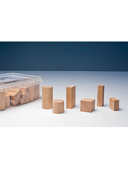 Игровой набор Фребеля "Конструктор" (50 элементов, бук, серия "Красота вокруг нас")