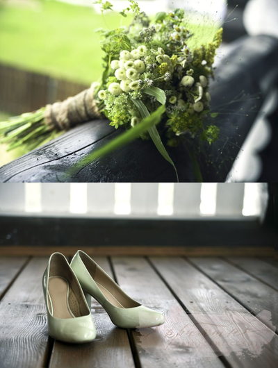 Букет невесты & Бутоньерка № 1336