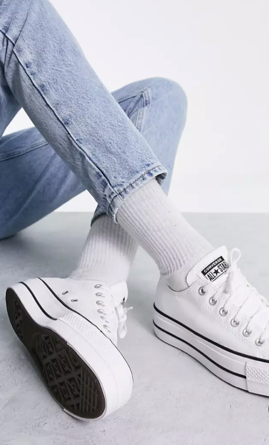 Белые высокие кеды Converse Move - хит сезона! 