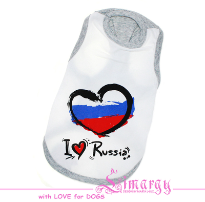 Маечка L-Rus белая