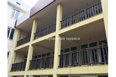 Ограждения ДПК 3D темно-коричневые