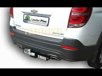 Фаркоп с нержавеющей пластиной Лидер-Плюс для Chevrolet Captiva 2006-2013