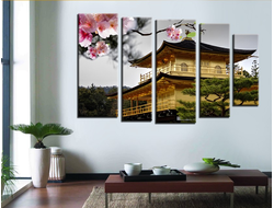 Модульная картина "Архитектура Азии"