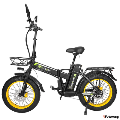 Электровелосипед SYCCYBA H1 (F10) DUAL 20AH желтый