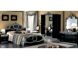Спальня Barocco Black Silver