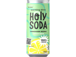 Газированный напиток "Лимонная волна", 0,33л (Holy Soda)