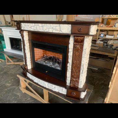 Электрокамин Ричмонд BL с очагом 3D Novara 26