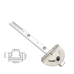 Транспортир base на слайдере 300 мм.