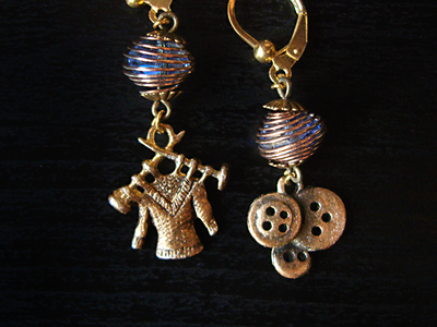 Серьги "Швейная магия"