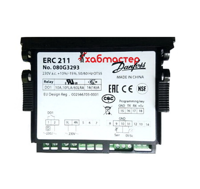 Микропроцессор Danfoss ERC-211 (один датчик), 080G3263