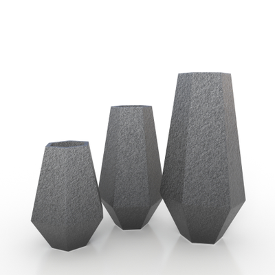 Большое полигональное кашпо