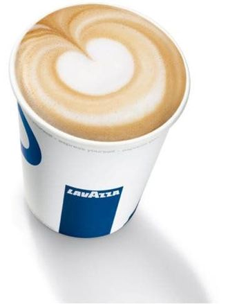 СТАКАН ОДНОРАЗОВЫЙ БУМАЖНЫЙ ДЛЯ ГОРЯЧИХ НАПИТКОВС LAVAZZA COFFEE TO GO 420 МЛ, D90 ММ. В КОРОБКЕ 1000 ШТ. СТОИМОСТЬ ЗА КОРОБКУ