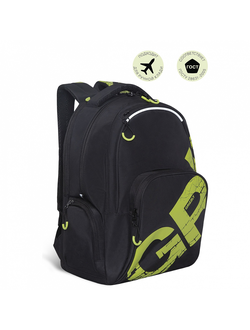 Рюкзак школьный GRIZZLY RU-423-14 зеленый