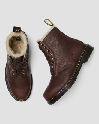 Зимние ботинки Dr. Martens 1460 PASCAL FUR LINED AMBASSADOR CASK