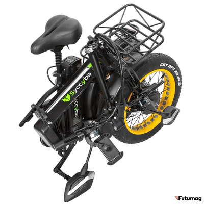 Электровелосипед SYCCYBA H1 (F10) DUAL 23AH желтый