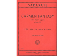Sarasate, Pablo de Carmen Fantasy op.25 for violin and piano