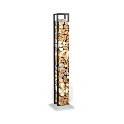 Дровник Stella большой (мет. черн./бел.)