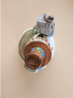 Снеговик со скворечником