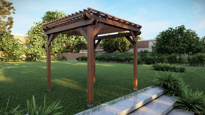 Пергола деревянная К-3