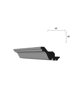 карниз световой КС-02 из гипса
