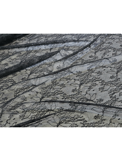 Кружево эластичное ЧЕРНЫЙ 3599