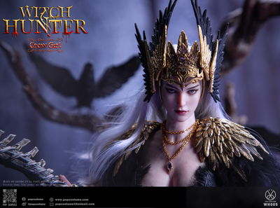 ПОСЛЕ ОБЗОРА - Воронья ведьма (делюкс версия) - Коллекционная фигурка 1/6 Witch Hunter Series The Crow Girl Deluxe Version (WH-005) - POP COSTUME