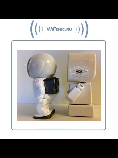 DE-WMrobot-clock Видеоняня WiFi-LAN видеокамера моторизированная с DVR, HD 960 p (cam360)