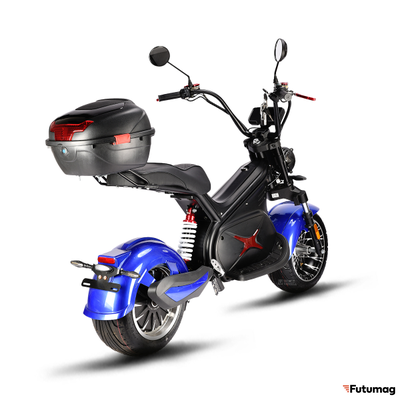Электроскутер White Siberia BLACK SEA 5000W синий