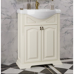 Тумба с раковиной Opadiris Риспекто 65 слоновая кость