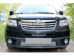 Защита радиатора Subaru TRIBECA I рестайлинг 2007-2014 chrome PREMIUM