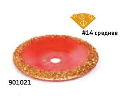 Чашка твердосплавная шлифовальная METALLICA Ultra 180х22,2 мм, #14, закругленная, по дереву