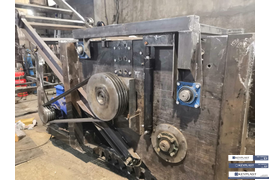 Тестовый запуск щепореза 55 квт