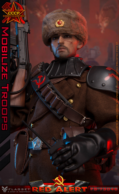 Советский призывник (Conscript, Red Alert 2) - КОЛЛЕКЦИОННАЯ ФИГУРКА 1/6 RED ALERT (FS-73046) - FLAGSET